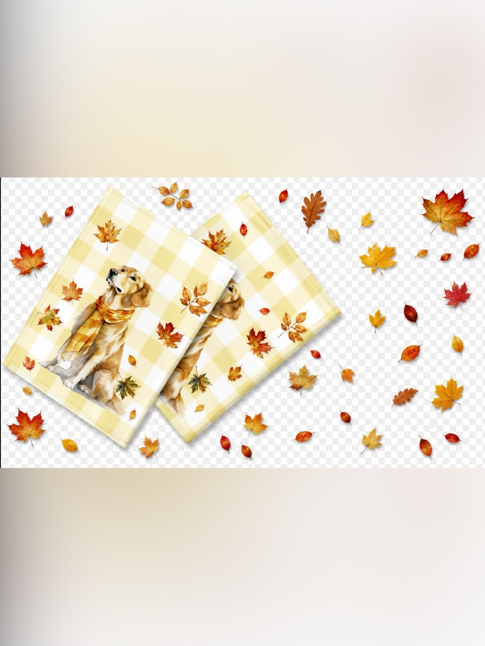 30 10โ x 13โ Welcome Fall Golden Retriever Poly Mailers